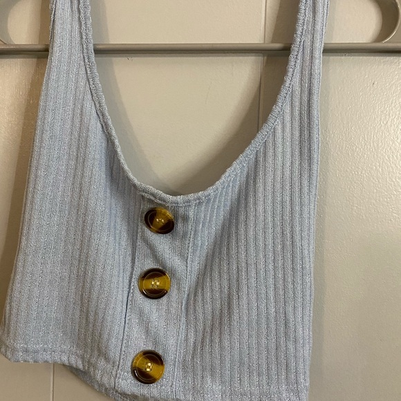 Light blue halter top - Picture 1 of 2